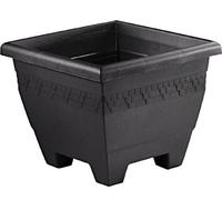 HEGA Lounge Garden Pot de Fleurs carré Diamètre 40 cm Blanc Taille Unique