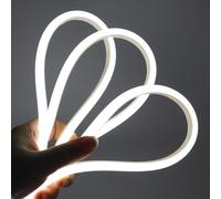 HEGEHE Ruban LED COB 220V, Éclairage à 270 °, Bande LED Etanche Néon Super Lumineux 288 LEDS/M Flexible Bande lumière pour DIY, Escalier, Chambre, Noël, Fête, etc (Blanc, 8M)