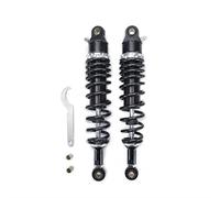 Hegeiisy 320mm 12.6 Pouce 7mm Printemps Universel Moto Air Amortisseur Arrière Suspension ATV Quad Scooter Dirt Bike Pour CBR600 400 500 YZF XC EXC XCF Noire Argent