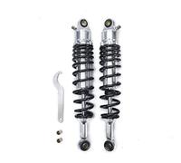 Hegeiisy 340mm 13.38 Pouce 7mm Printemps Universel Moto Air Amortisseur Arrière Suspension ATV Quad Scooter Dirt Bike Pour CBR600 400 500 YZF XC EXC XCF Argent