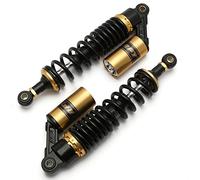 Hegeiisy 340mm 13.38 pouce 7mm printemps Vélo universel de saleté de scooter de quadruple de suspension arrière d'amortisseur de moto de moto pour 50cc 75cc 90cc 125cc 150cc 250cc 300cc Noir Or