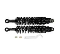 Hegeiisy 350mm 13.78 Pouce 8mm Printemps Universel Moto Air Amortisseur Arrière Suspension ATV Quad Scooter Dirt Bike Pour YZF-R1 R6 125 XC EXC XCF Noire