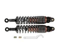 Hegeiisy 350mm 13.78 Pouce 8mm Ressort Universel Moto Air Amortisseur Arrière Suspension ATV Quad Scooter Dirt Bike Pour YZF-R1 R6 125 XC EXC XCF Titane