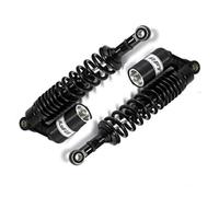 Hegeiisy 360mm 14.17 pouce 8mm printemps Vélo universel de saleté de scooter de quadruple de suspension arrière d'amortisseur de moto de moto pour CBR600 CBR400 CB500 YZF XC EXC XCF Noir