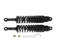 Hegeiisy 380mm 14.96 Pouce 8mm Ressort Universel Moto Air Amortisseur Arrière Suspension ATV Quad Scooter Dirt Bike Pour YZF-R1 R6 125 XC EXC XCF Noire