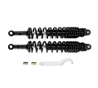 Hegeiisy 400mm 15.75 Pouce 8mm Ressort Universel Moto Air Amortisseur Arrière Suspension ATV Quad Scooter Dirt Bike Pour YZF-R1 R6 125 XC EXC XCF Noire