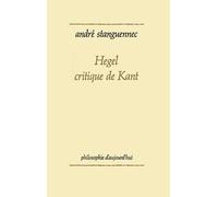 Hegel Critique De Kant