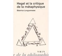 Hegel et la critique de la métaphysique