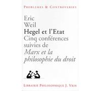 Hegel Et L'état - Cinq Conférences