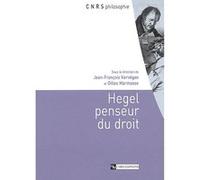 Hegel penseur du droit Jean-François Kervégan (Auteur)