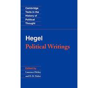 Hegel: Political Writings