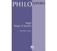 Hegel. Temps et histoire - Jean-Marie Vaysse - Puf - broché - Livre