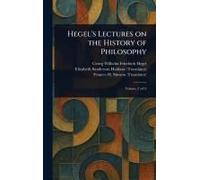 Hegel's Lectures on the History of Philosophy