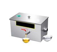 HEGGMKK Intercepteur De Graisse Commercial, Longueur 30-100 Cm En Option, 1/2/3 Trous, Matériau En Acier Inoxydable Épaissi, Joint Anti-odeur + Ourlet Sûr, Pour Restaurant,1 hole-35 * 25 * 25