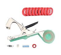 HEGGMKK Machine À Attacher Les Plantes, avec 10 Rouleaux De Ruban Adhésif, Diamètre D'ouverture 45 Mm, Boîte De Bandages 10 Cm, 5 000 Pièces/1 h, Anti-Blocage, Anti-Chute,G