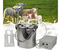 HEGGMKK Machine À Traire pour Chèvres (3L/5L/10L), Machine À Traire Électrique À Pulsation sous Vide, Régulation De La Vitesse D'impulsion, pour Brebis, Chèvre,10L,B