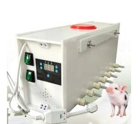 HEGGMKK Machine d'alimentation en Lait De Grande Capacité, Mamelon 8/10/14, Thermostat Numérique 0-100 ℃, Pompe De Circulation Automatique/prévention des Précipitations, for Cochon/Agneau(14bit)