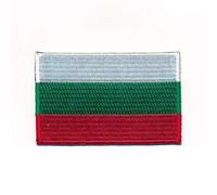 hegibaer 1155 Mini écusson thermocollant drapeau de la Bulgarie Sofia Europe 30 x 20 mm