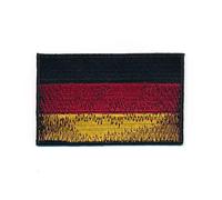 hegibaer 1170 Mini écusson thermocollant drapeau de l'Allemagne rétro 30 x 20 mm