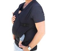 HEGZA Papa Kangourou T-Shirt Porte-Bébé Porte Bébé Naissance Multifonctionnel pour Les Bébés Gilet Portecœur Apaiser sans Manches,Bleu,L