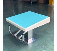 HEHEH Plongeoir d'une capacité de 600 LB avec Surface antidérapante et Base en Acier Inoxydable 304 - for piscines et Parcs Aquatiques(Blue and White)