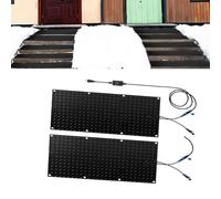HEHEH Tapis de Fonte de Neige for escaliers - Tapis en Caoutchouc antidérapant avec Cordon d'alimentation - Vitesse de 2 po/h(30x90cmx2Pcs)