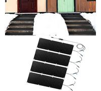 HEHEH Tapis de Fonte de Neige for escaliers - Tapis en Caoutchouc antidérapant avec Cordon d'alimentation - Vitesse de 2 po/h(40x160cmx4Pcs)