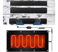 HEHEH Tapis de Fonte de Neige Haut de Gamme - Tapis de Fonte de Glace for allée extérieure avec Dispositif antidérapant, Cordon d'alimentation 360 W(40x80cmx1Pcs)