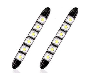 HEHEMM 6 LED flexibles 12 V pour voiture, camion, feux de circulation diurne, feux de brouillard, feux de circulation diurnes étanches