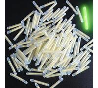 Hehglng Lot de 100 bâtons lumineux fluorescents pour flotteur de pêche - Accessoires de pêche - 3 mm