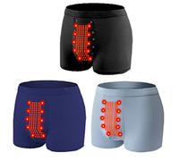 Hehimin 3PCS Slimwe Tomarine Male Growth & Hardening Delay & Slimming Underwear, Long Lasting Man Tomarine Male Underwear with Massage Particles (Set A-2XL)