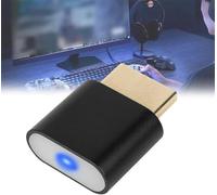 Hehimin Appareil de streaming TV, adaptateur d'affichage sans fil 4K, diffusion en continu sans fil, récepteur miroir d'écran mobile, lecteur multimédia en streaming, accès à Netflix, Hulu Video, Noir