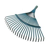 hehsd0 Râteau Tête Arbuste Acier Câble Balai en Forme De sans Odeur Gazon Portable Courtyard Feuilles Caduques Outil Jardin Agriculture Pelouse Non Toxique 22 Denté Durable