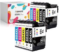 hehua 604XL Cartouches d'encre pour Epson 604 604 XL Encre 604 Cartouches d'encre 604 Cartouches compatibles avec Epson WF-2910 WF-2930 WF-2935 WF-2950 XP-2200 XP-3200 XP-3205 XP-2205 XP-4200 XP-4205