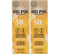 Hei Poa Recharge Baume Huile SPF50 Soin(S)S Des Lèvres 2x4 g