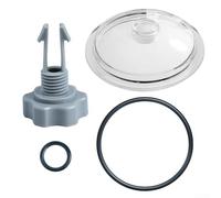 HEIBTENY 1 couvercle de piège à feuilles de piscine, 1 valve, 2 joints toriques SF80110-1 pour Intex, pour pompe à filtre à sable de 30,5 cm