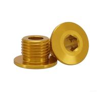 HEIBTENY 1 vis M16 pour vélo électrique Sur-Ron X/S Off Raod CNC Vis de roue avant (dorée)