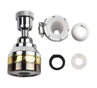 HEIBTENY Aérateur de robinet, aérateur de robinet rotatif, buse de robinet double fonction avec grand angle de pour 360 degrés, robinet d'extension universel booster