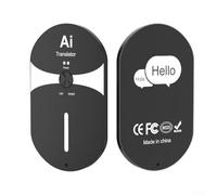 HEIBTENY Appareil de traducteur de langue AI avec plus de 140 langues, modes de traduction en ligne et hors ligne, traduction vidéo et photo, pour voyage, réunion, longue durée de vie de la batterie