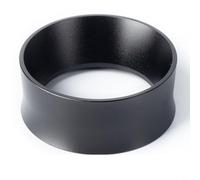 HEIBTENY Bague de dosage magnétique pour expresso 53 mm 58 mm en alliage d'aluminium, avec ouverture évasée anti-déversement, tasse de réception de poudre pour brassage barista (58 mm)