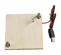 HEIBTENY Bande de garniture pour mini machine à couper le ruban thermique et la corde, base en bois et cuivre, 10 x 10 cm, joint d'étanchéité à bord lisse pour bricolage, dentelle, accessoires pour
