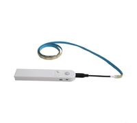 HEIBTENY Bande lumineuse LED à détecteur de mouvement avec induction du corps humain, 2 modes pour éclairage nocturne automatique et mode lumière longue, bande LED flexible étanche pour lit, armoire