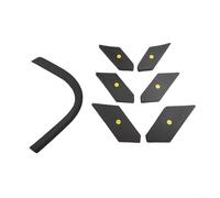 HEIBTENY Bloc d'aération à compartiment sec pour Corvette pour C8 Z51 Coupé 2020-2023, kit de couvercle de baie moteur étanche pour Z06 E-Ray, joints noirs en ABS pour empêcher l'entrée d'eau