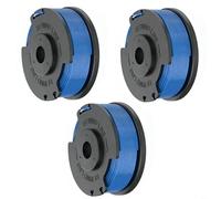 HEIBTENY Bobine AC14RL3A et capuchon de protection AC14HCA pour débroussailleuse sans fil 18 V 24 V 40 V 165 mm x 3,3 m compatible avec les séries P2003 P2008 RY40201 OLT RLT Series (3 pièces)
