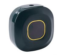 HEIBTENY Boîte de rangement murale en plastique avec couvercle anti-poussière pour papier sulfurisé et papier sulfurisé - Facile à installer - Vert foncé