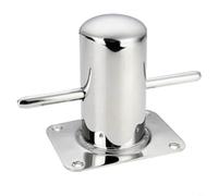 HEIBTENY Borne d'amarrage pour poteau Samson 60 mm de qualité 316 pour bateau, bateau, ancrage, remorquage, argenté