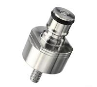 HEIBTENY Bouchon Gazéification Acier pour Verrouillage pour gaz Bouchon | Acier inoxydable pour robuste, compatible bouteilles PET, pour idÃ©al biÃ¨re et jus, finition polie Ã©lÃ©gante