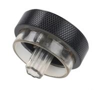 HEIBTENY Bouton de contrôle de la chaleur AC pour climatisation MK2 MK3 pour décoration intérieure en aluminium ABS rouge, noir, argent, bleu (noir)