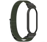 HEIBTENY Bracelet pour enregistreur vocal PLAUD NOTE Pin AI, sangle portable réglable avec tissu tissé et cadre en métal, longueur de 265 mm pour poignets de 14 à 22 cm, argenté (vert)