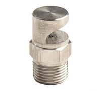 HEIBTENY Buse sans perche 1,27 cm pour acier inoxydable BSP, déflecteur d'angle de pulvérisation de 140 à 170 degrés pour jardin, pelouse, terrasse, refroidissement, brumisation, irrigation et